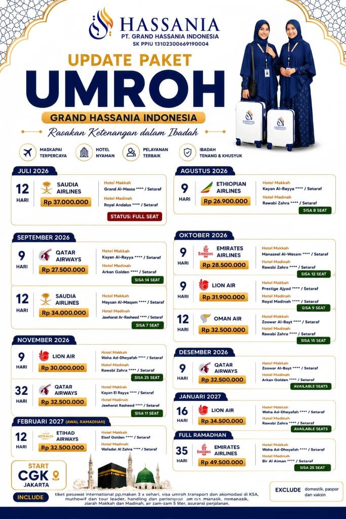 Jadwal Umroh Jogja 2026
