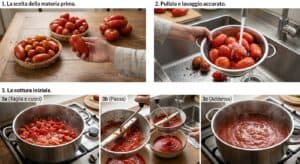 Passaggi da fare per i pomodori Passaggi da fare pomodoro