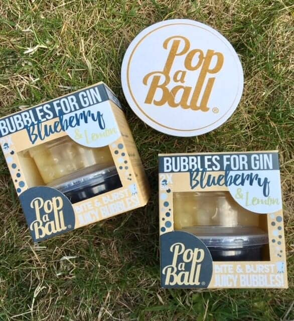 BLUEBERRY AND LEMON POPABALL BURSTING BUBBLES FOR GIN!