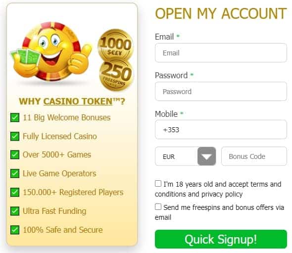 10 no deposit free spins 