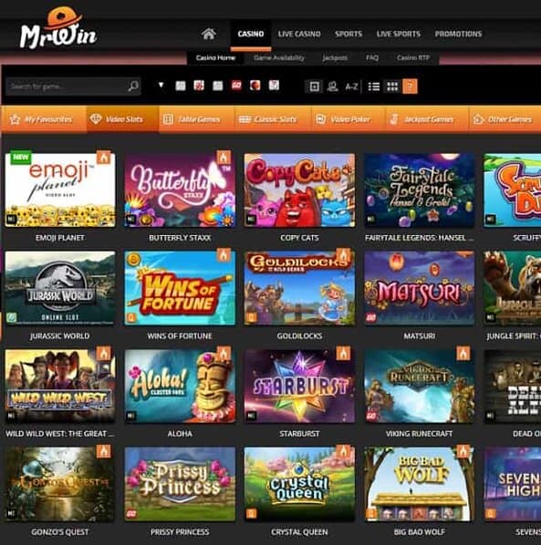 MrWin Casino Review