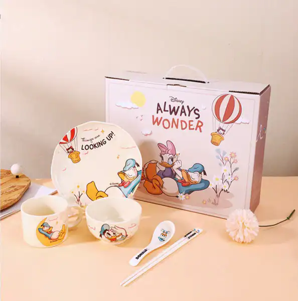 Disney Donald Duck 5-Piece Kids Dinner Set