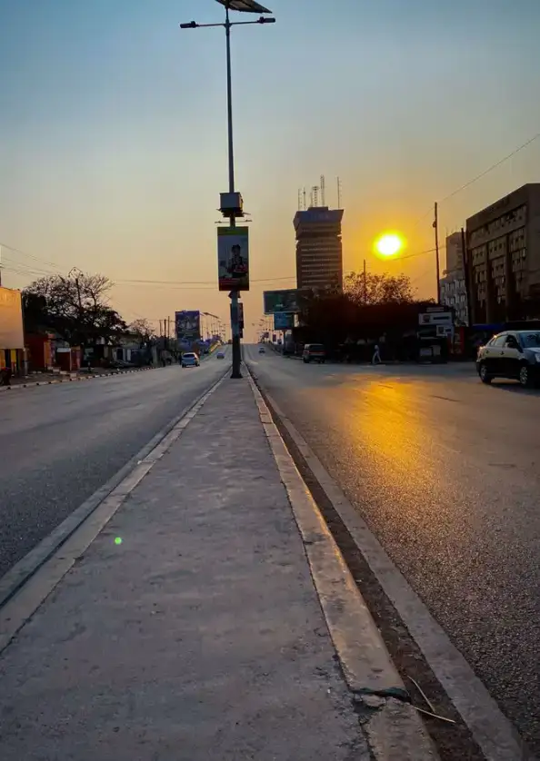 Lusaka Street Evening View