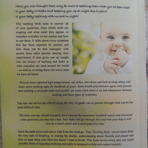your teething baby back cover