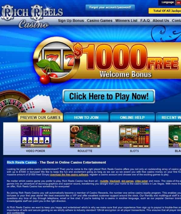 Rich Reels Casino Review