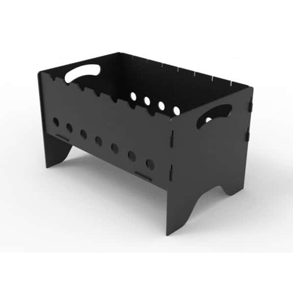 Простой разборной мангал – чертеж dxf для лазерного станка