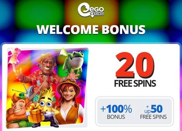 Collect your 20 free spins bonus now!