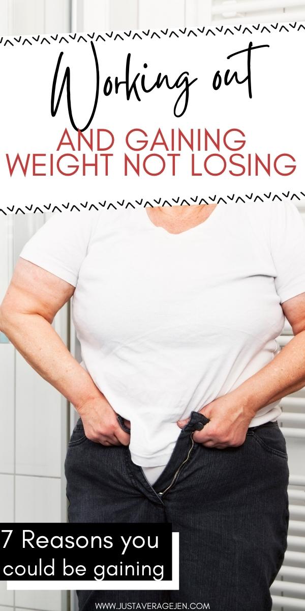 Gaining weight when working out pin.