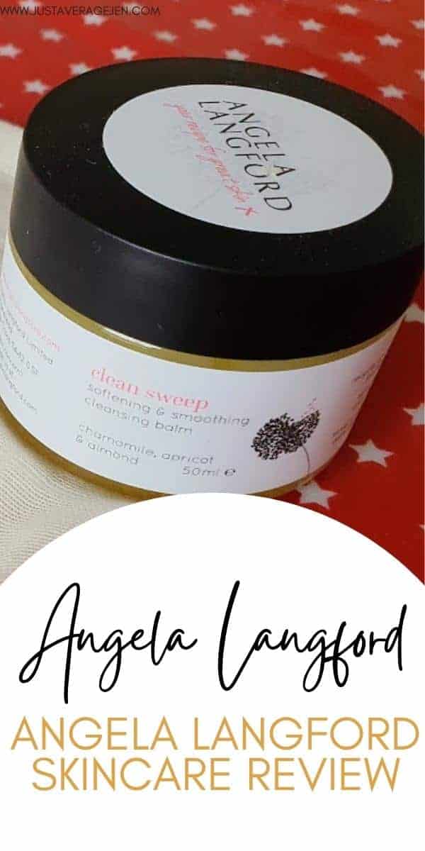 Pinterest pin of pot of Angela Langford Skincare