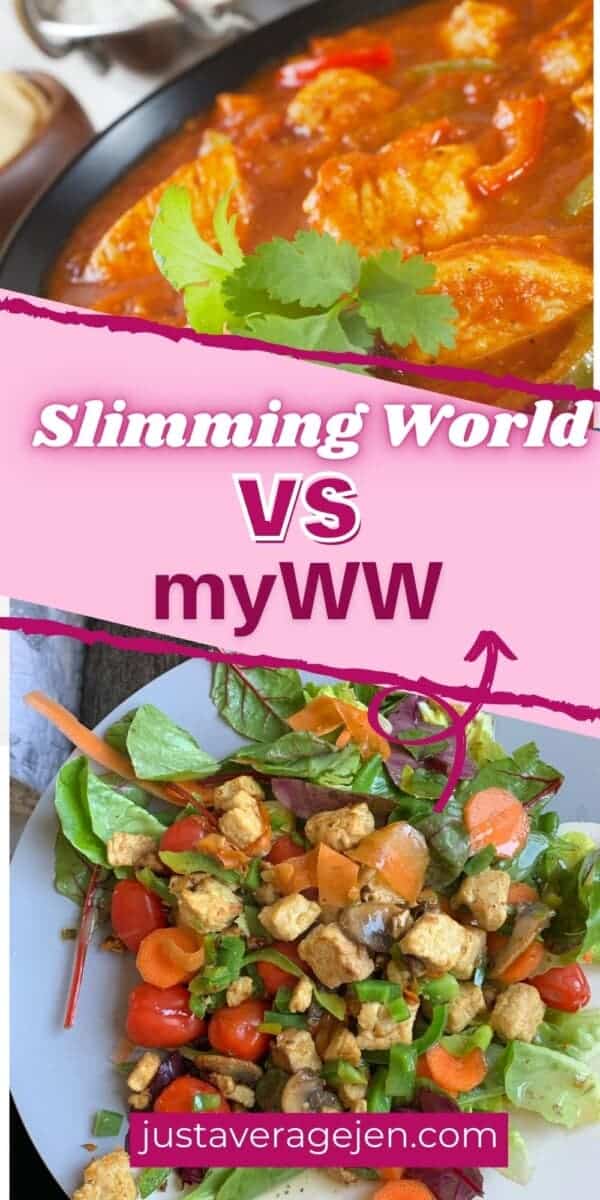 Slimming world vs weight watchers