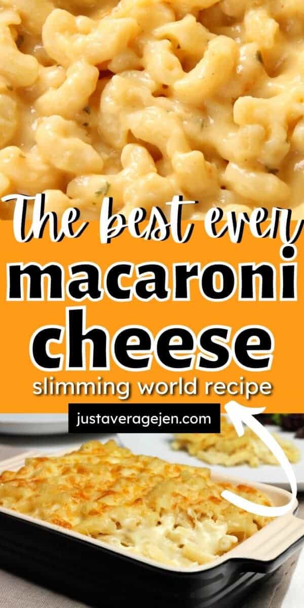 Pin image for the best ever macaroni cheese slimming world recipe on justaveragejen.com