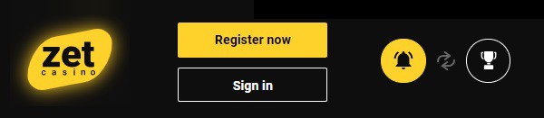 Zet Casino register and sign in