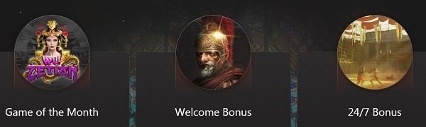 Slots Empire games, welcome bonus, support