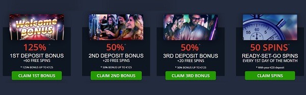 Fruits4Real Casino welcome bonus and free spins