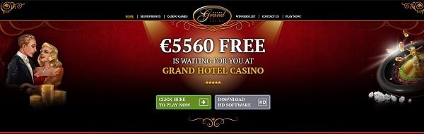 Grand Hotel Casino Welcome Bonus