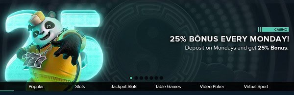 25% reload bonus for depositors