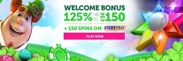 CasinoLuck.com 125% bonus and 150 free spins