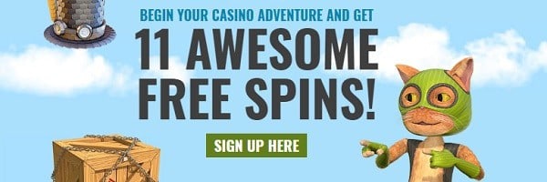 Casino JEFE 11 gratis spins no deposit required