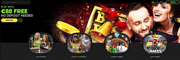 888 Casino 88 free spins bonus