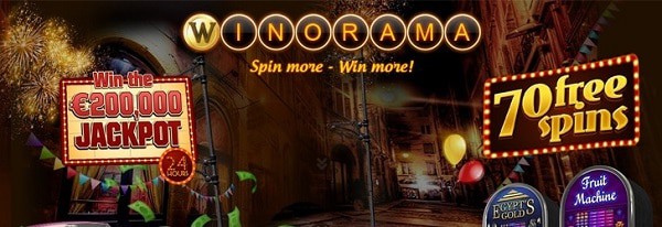 70 free spins