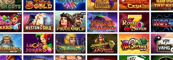 Fruits4Real slots and table games