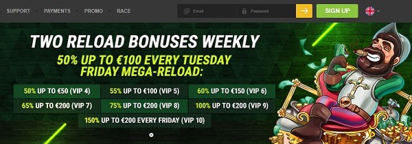 Fastpay Casino free bonus code