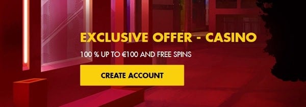 100 gratis spins on sign up! 