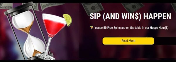 50 Free Spins every day