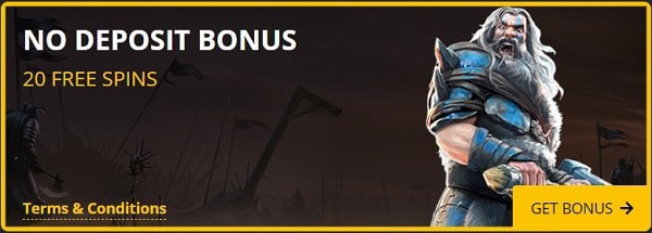 Exclusive no deposit bonus (20 free spins) 