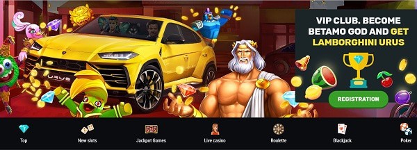 Betamo Casino Bonuses