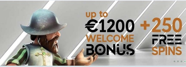 GoPro Casino 1200 EUR and 250 free bonus