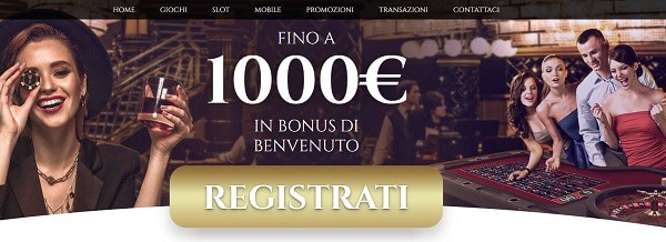 €1.000 in bonus di benvenuoto