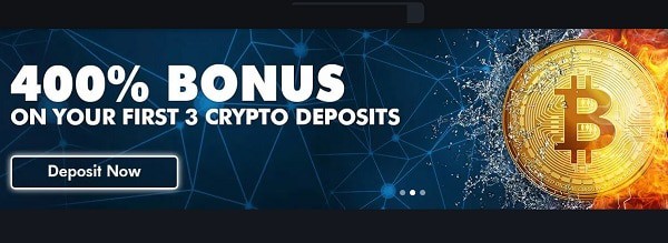 400% bonus on bitcoin deposit