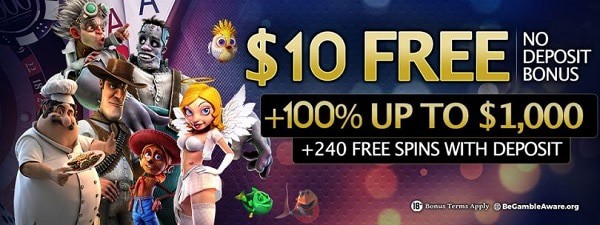 $10 no deposit bonus