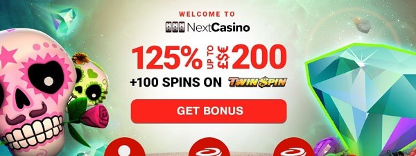 Next Casino exclusive bonus