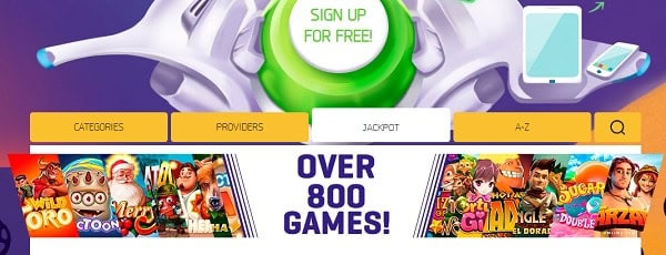 LuckMe Casino 900 games