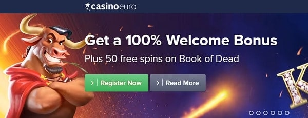 Casino Euro welcome bonus