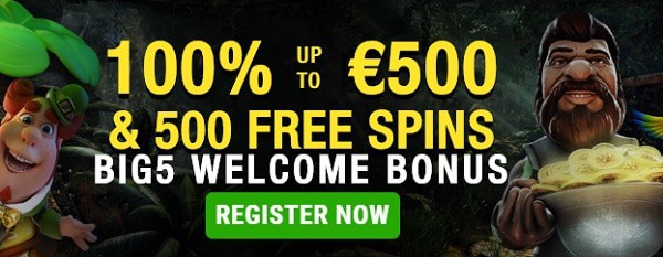 Play 5 gratis spins without deposit! 