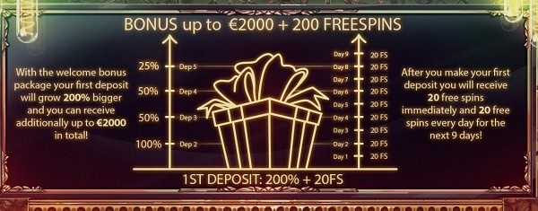 JoyCasino.com $2000 free money