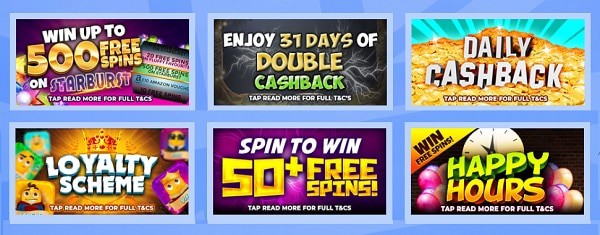 British Spins Casino 500 Free Spins Bonus