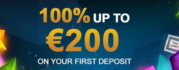 100% bonus to Videoslots