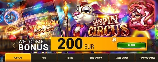 200 EUR bonus now