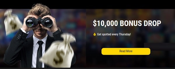 $10,000 Bonus Drop every Thursday!