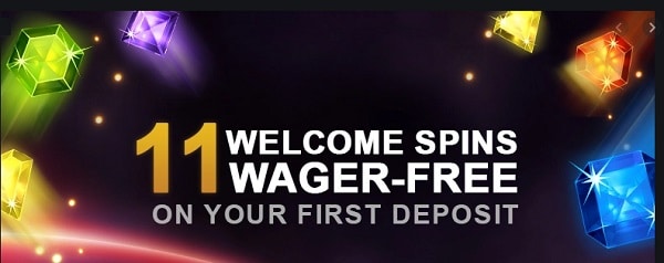 11 no wager free spins bonus