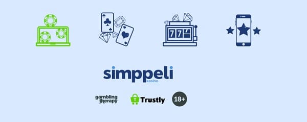 Simppeli Casino games, software, bonuses, promotions