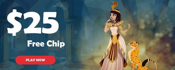 $25 Free Cash casino bonus