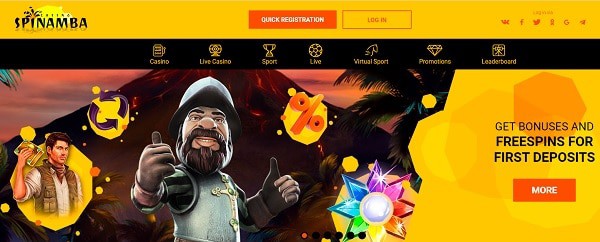 Sign up and get 20 free spins - no deposit required! 