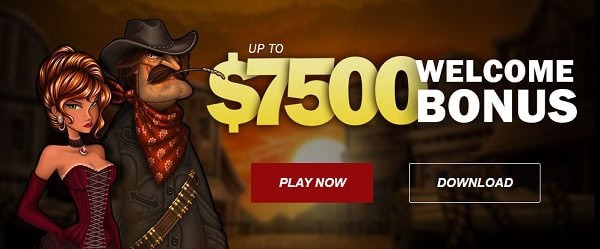 $7500 welcome bonus for new players 