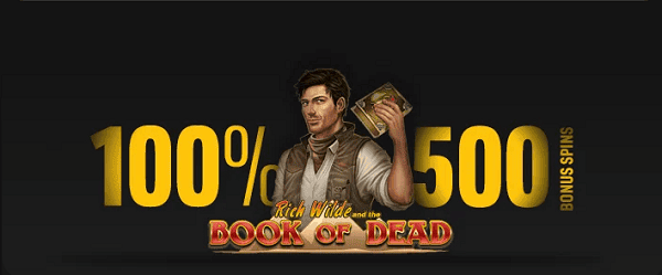 500 spins on Book of Dead