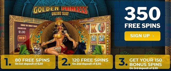 350 free spins (DB)